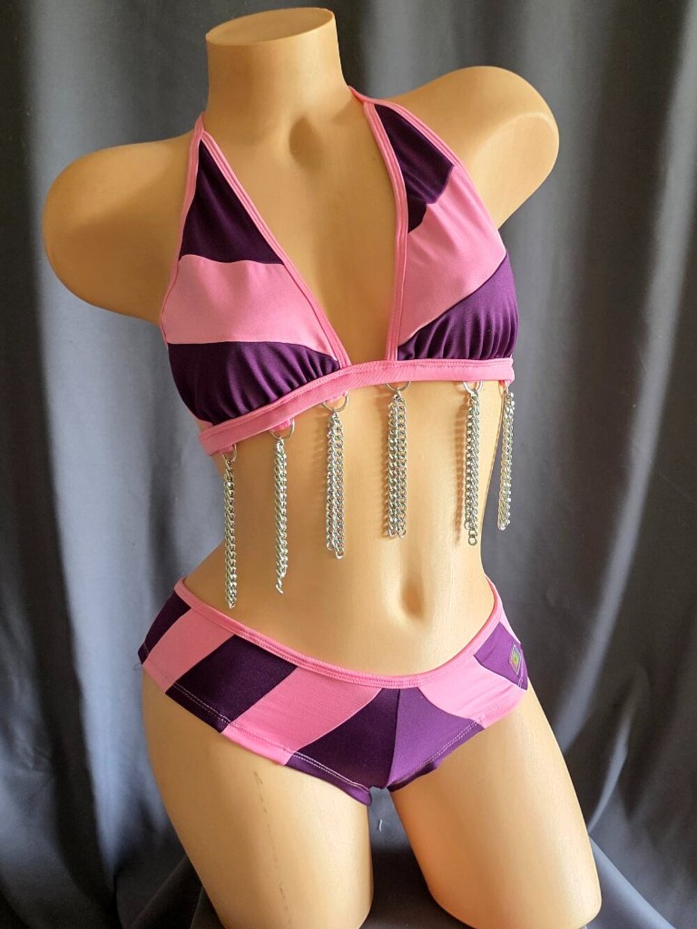 2 Piece Short Set with Chains